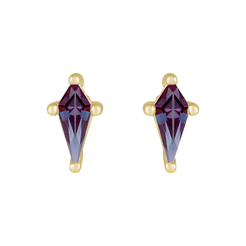 Kite Shaped Stud – Kosquelle Jewellery