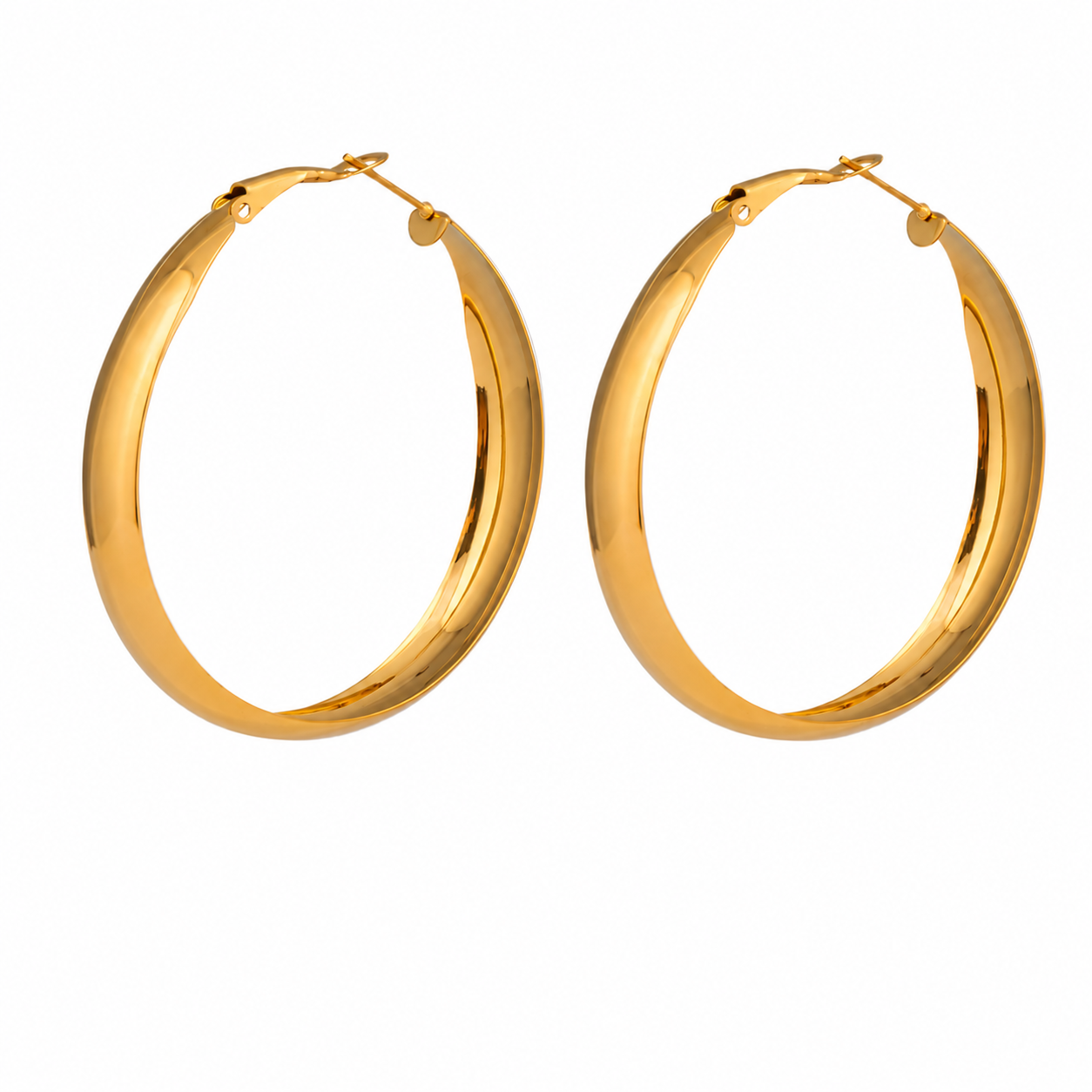 Hollow Denise Hoop