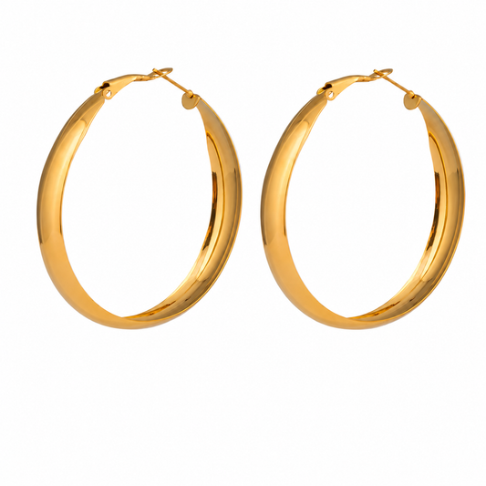 Hollow Denise Hoop